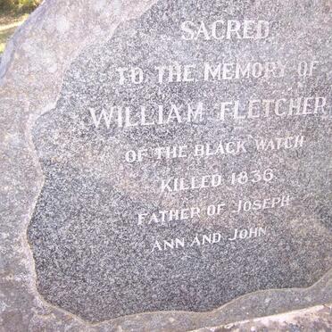 FLETCHER William -1836