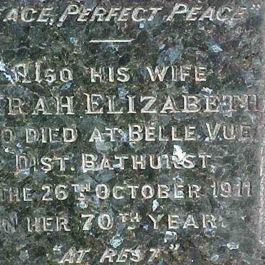 CLAYTON George -1905 &amp; Sarah Elizabeth -1911 