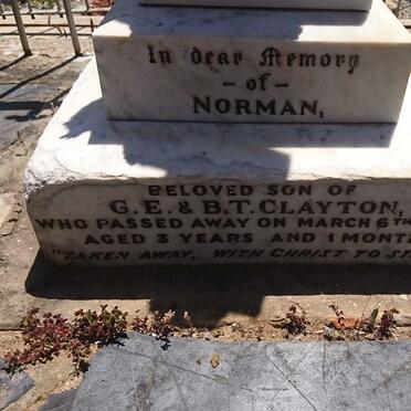 CLAYTON Norman -1907