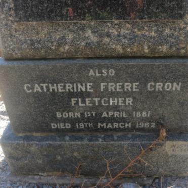 FLETCHER Catherine Frere Cron 1881-1962