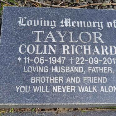 TAYLOR Colin Richard 1947-2011