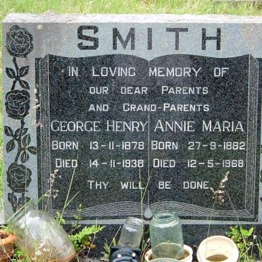 SMITH George Henry 1878-1938 &amp; Annie Maria 1882-1968