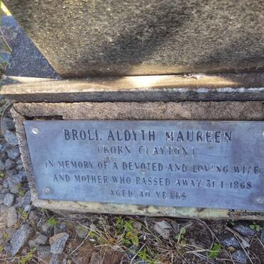 BROLI Aldyth Maureen nee CLAYTON -1868