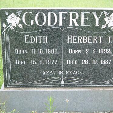 GODFREY Herbert T. 1892-1987 &amp; Edith 1900-1977 :: WELSH Stella Edith 1931-1988 _2