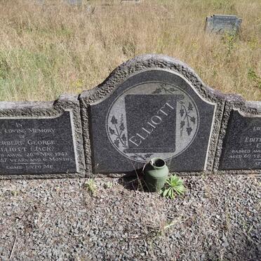 ELLIOTT Herbert George -1943 & Edith Gertrude -1952