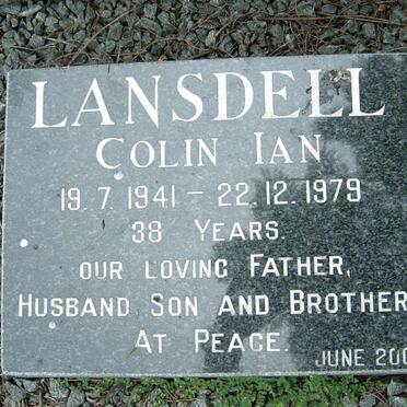 LANSDELL Colin Ian 1941-1979