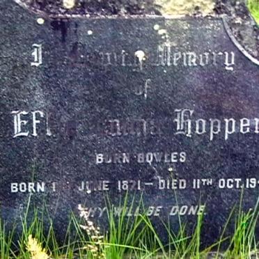 HOPPER Joseph William 1874-1959 &amp; Effie Emma BOWLES 1871-1947
