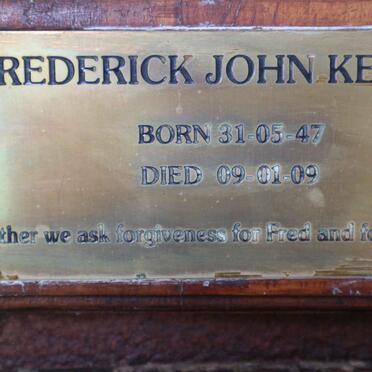KEETON Frederick John 1947-2009