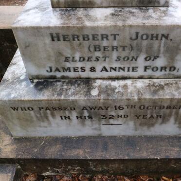 FORD Herbert John -1918