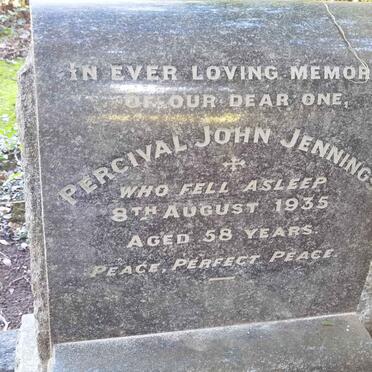JENNINGS Percival John -1935