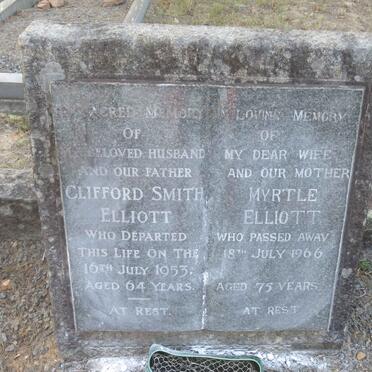 ELLIOTT Clifford Smith -1953 &amp; Myrtle -1966