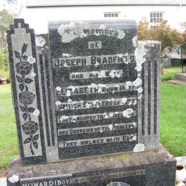 BRADFIELD Joseph &amp; Elizabeth HUNT :: BRADFIELD Howard 1912-1992