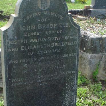 BRADFIELD John -1913