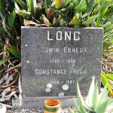 LONG Edwin Ernest 1893-1983 &amp; Constance Freda 1900-1987