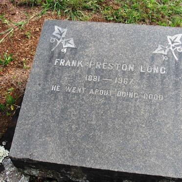 LONG Frank Preston 1881-1967 :: LONG Donald Dugmore 1921-2000