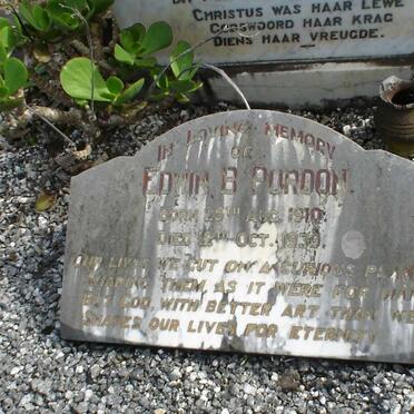 PURDON Edwin B. 1910-1939