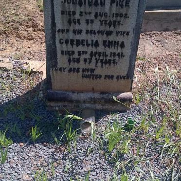 PIKE Jonathan -1902 &amp; Cordelia Emma -1941 :: PIKE Cecil John 1888-1980