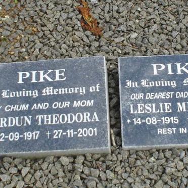 PIKE Leslie Melville 1915-2003 &amp; Verdun Theodora 1917-2001