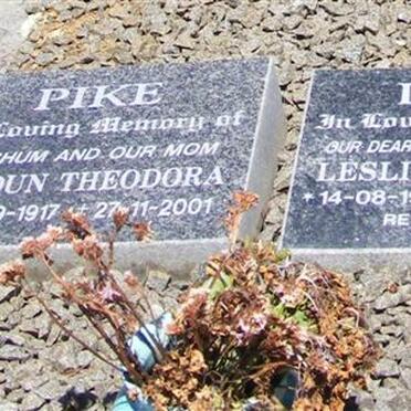 PIKE Leslie Melville 1915-2003 &amp; Verdun Theodora 1917-200