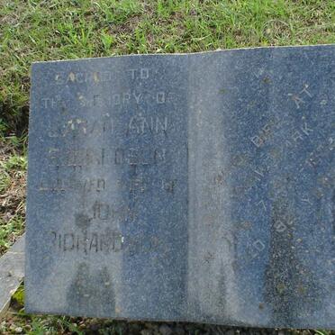 RICHARDSON Sarah Ann -1922