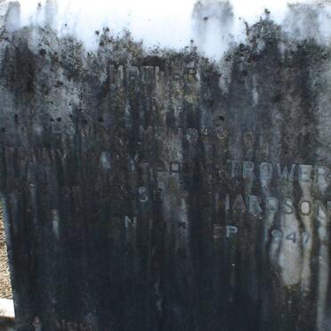 RICHARDSON Fanny Mary nee TROWER -1947