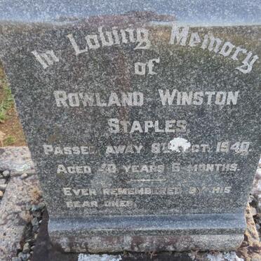 STAPLES Rowland Winston -1940