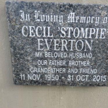 EVERTON Cecil 1950-2015