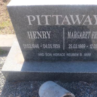 PITTAWAY Henry 1846-1939 &amp; Margaret Frances 1869-1939