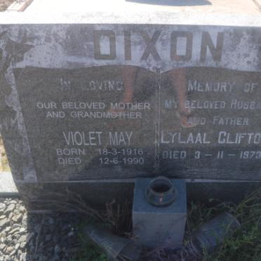 DIXON Lylaal Clifton -1973 &amp; Violet May 1916-1990