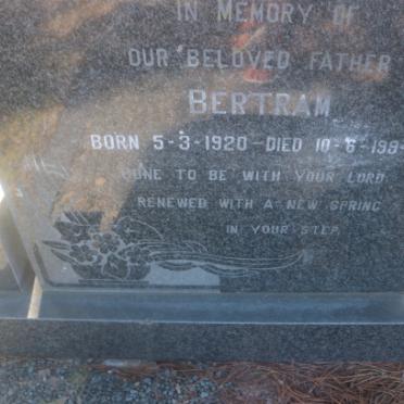 DIXON Bertram 1920-1994 &amp; Yvonne 1926-1989