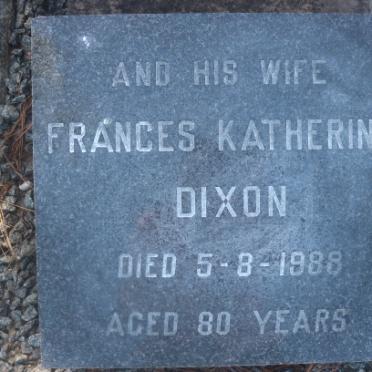 DIXON Frances Katherine -1988