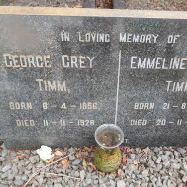 TIMM George Grey 1856-1928 &amp; Emmeline Rogers 1857-1949