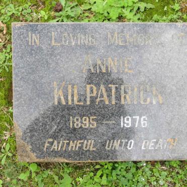 KILPATRICK Annie 1895-1976