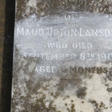 LANSDELL Maud Upton -1900