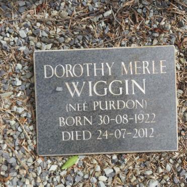 PURDON Kenneth Trevelyn 1919-2007 :: PURDON Sylvia Anne nee NOVELLA 1939-2014 :: WIGGIN Dorothy Merle nee PURDON 1922-2012
