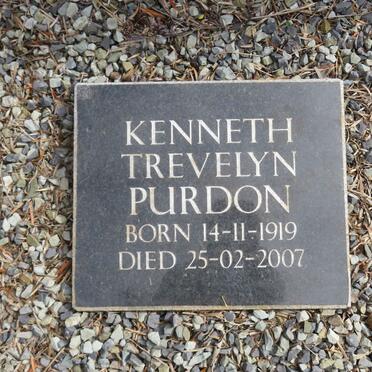 PURDON Kenneth Trevelyn 1919-2007