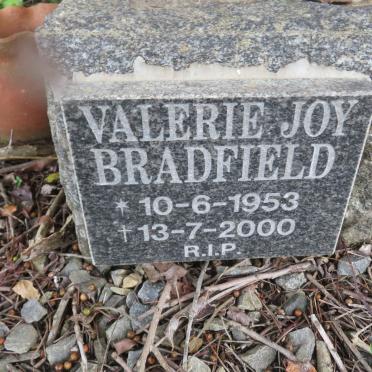 BRADFIELD Valerie Joy 1953-2000