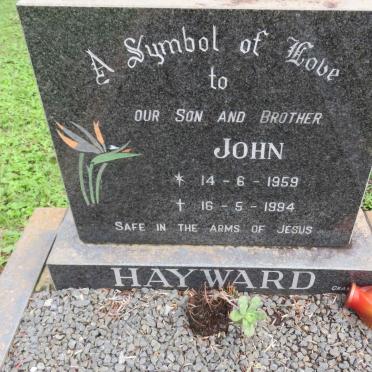 HAYWARD John 1959-1994