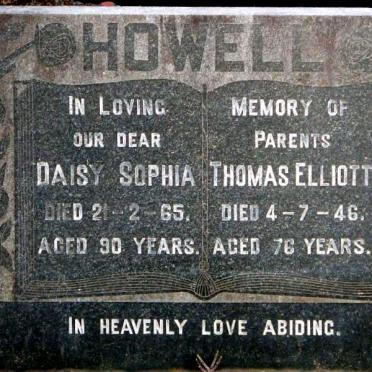 HOWELL Daisy Sophia - 1965 :: HOWELL Thomas Elliott - 1946