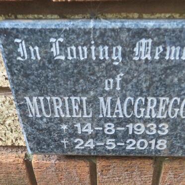 MACGREGOR Muriel 1933-2018