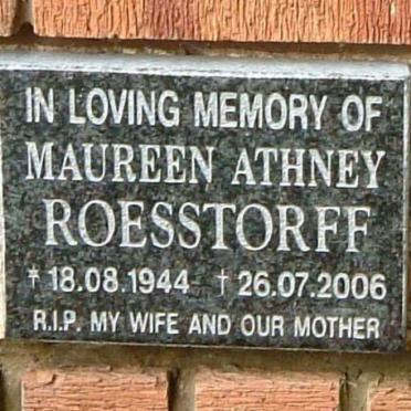 ROESSTORFF Maureen Athney 1944-2006