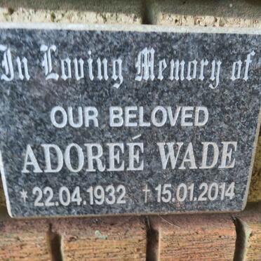 WADE Adoreé 1932-2014