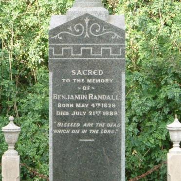 RANDALL Benjamin 1828-1888