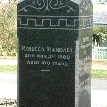 RANDALL Rebecca  -1880