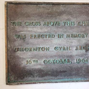 ARCHER Thornton Cyril -1964