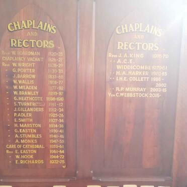 9. Chaplains & Rectors