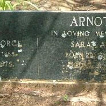 ARNOTT Alfred George 1885-1975 :: ARNOTT Sarah Ann :: ARNOTT Shirley Leighton 1927-1949