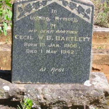 BARTLETT Cecil W.B. 1906-1942