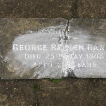 BANKS George Reuben -1883