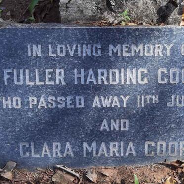COOPER Fuller Harding -1942 :: COOPER Clara Maria